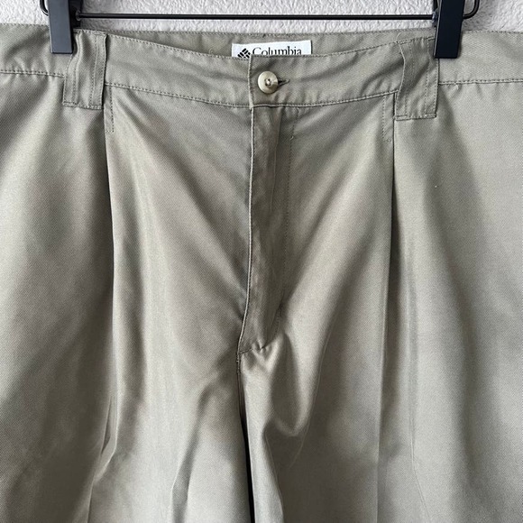 Vintage Columbia Mens Pleat Front Pocket Casual Sportswear Shorts 40 - Picture 3 of 9